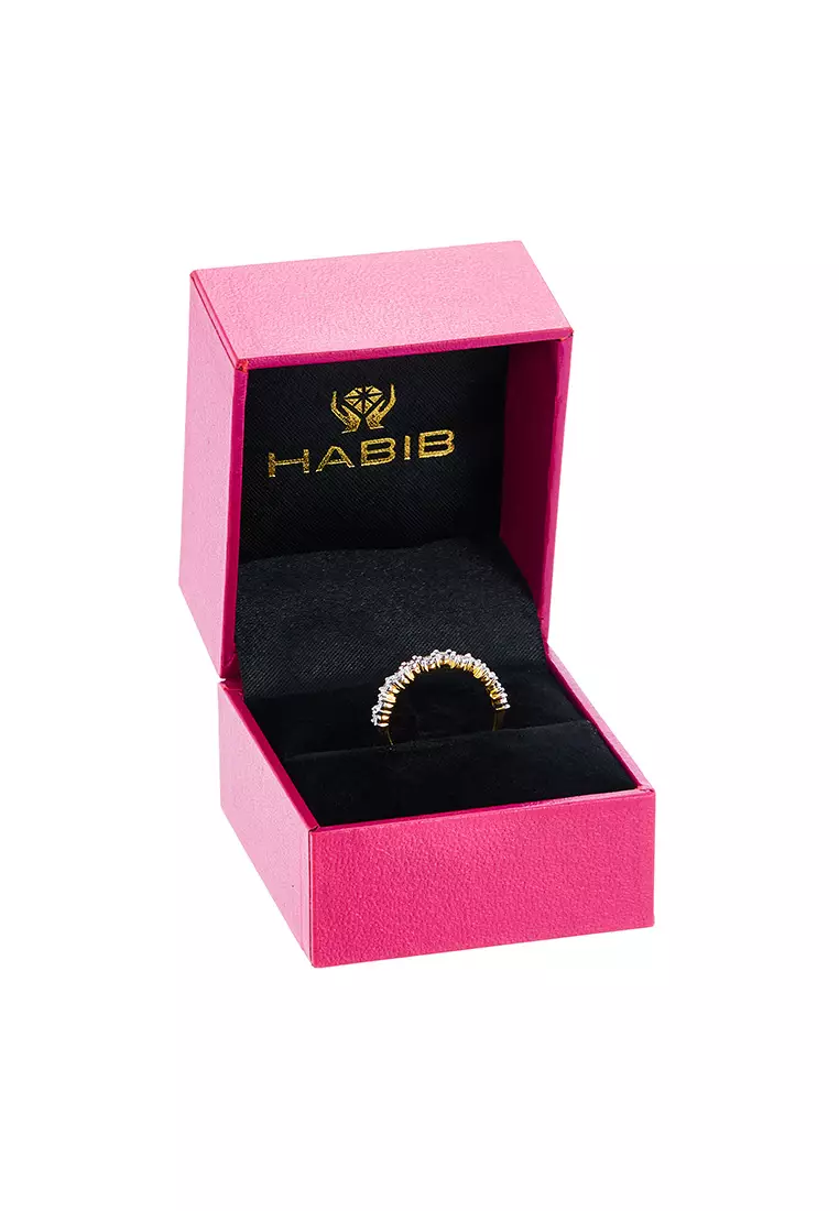 HABIB Round Diamond Ring in 375/9K Yellow Gold 259650321(YG)
