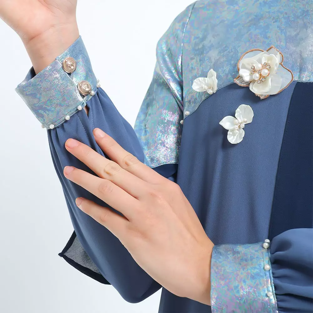 Mayra Indonesia - Dress Kaerin - Steel Blue