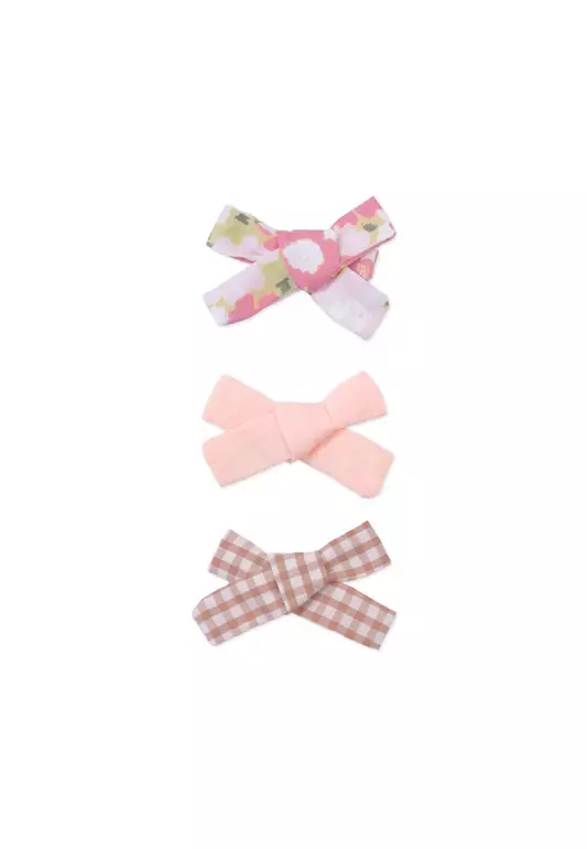Danielle Woven Bow Clip Set