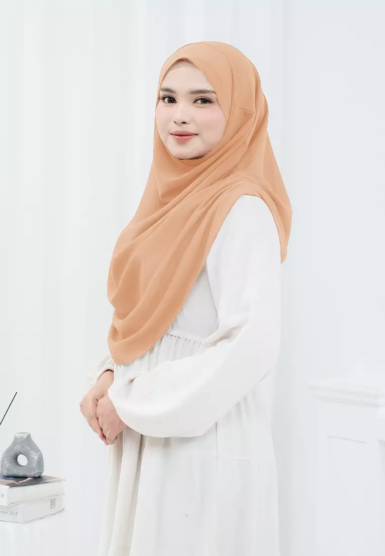 HIJAB INSTAN NASHWA - DUSTY ORANGE