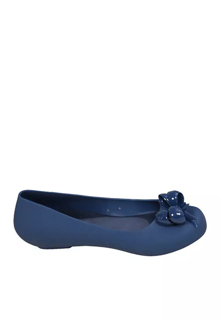 Discount on Twenty Eight Shoes  shoes - SKU: VANSA Three-dimensional Bow Jelly Rain Flats Shoes VSW-R41121