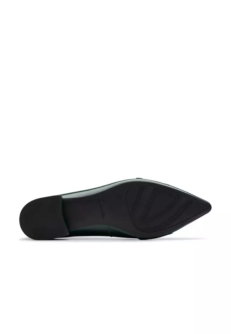 Womens Sensa15 Strap Ballerina - Dark Green