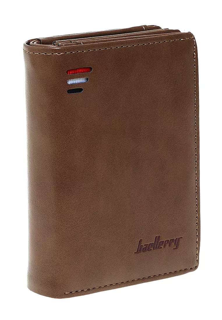 Dompet Mini Pria Wanita Model Lipat Many Slot Material Leather Kulit ORIGINAL