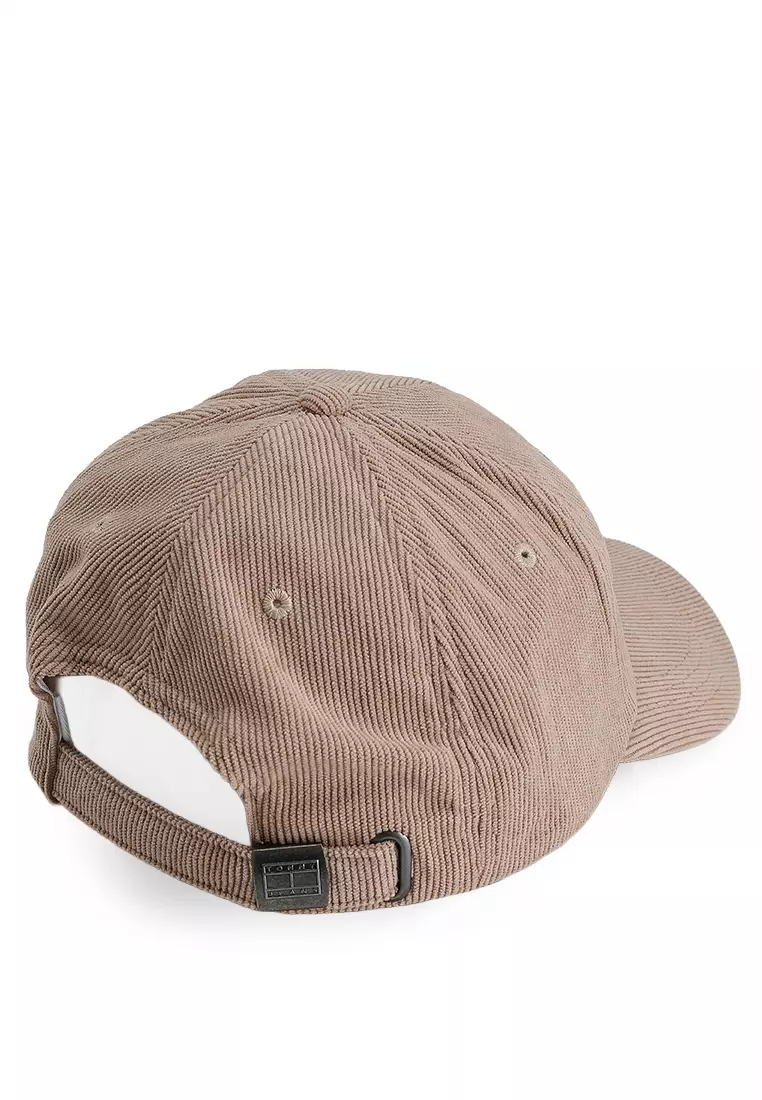Heritage Tonal Logo Corduroy Baseball Cap - Tommy Jeans