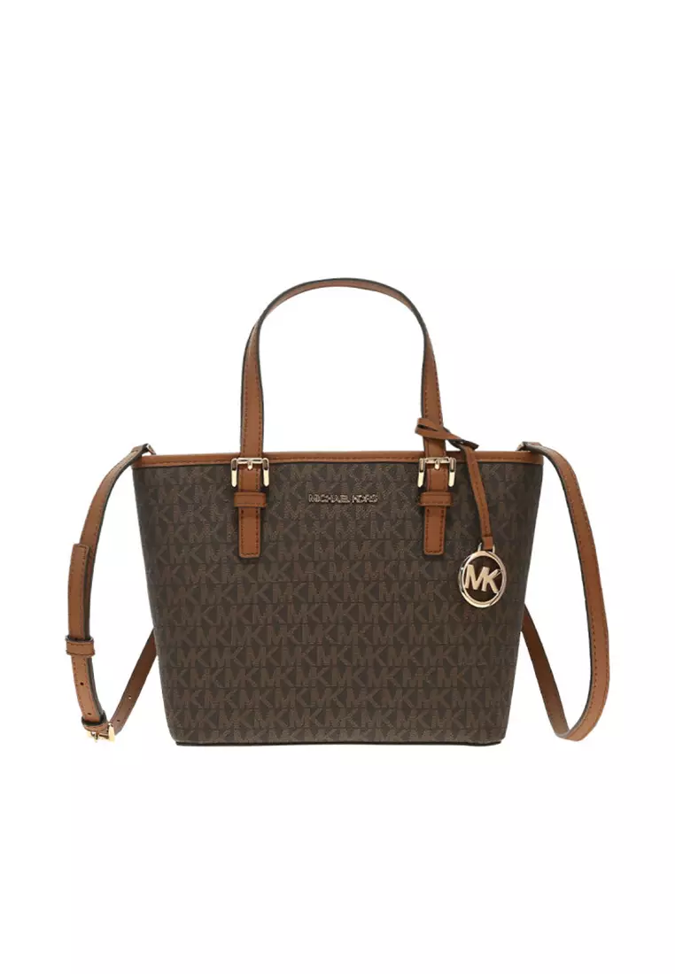 Jual MICHAEL KORS Jet Set Travel Extra-Small Logo Top-Zip Tote Bag