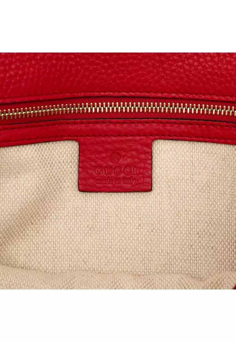 Pre-Loved Gucci Leather Soho Disco Clutch
