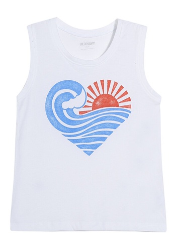Old Navy white Core Graphic Tee 61A2EKAAE6C921GS_1