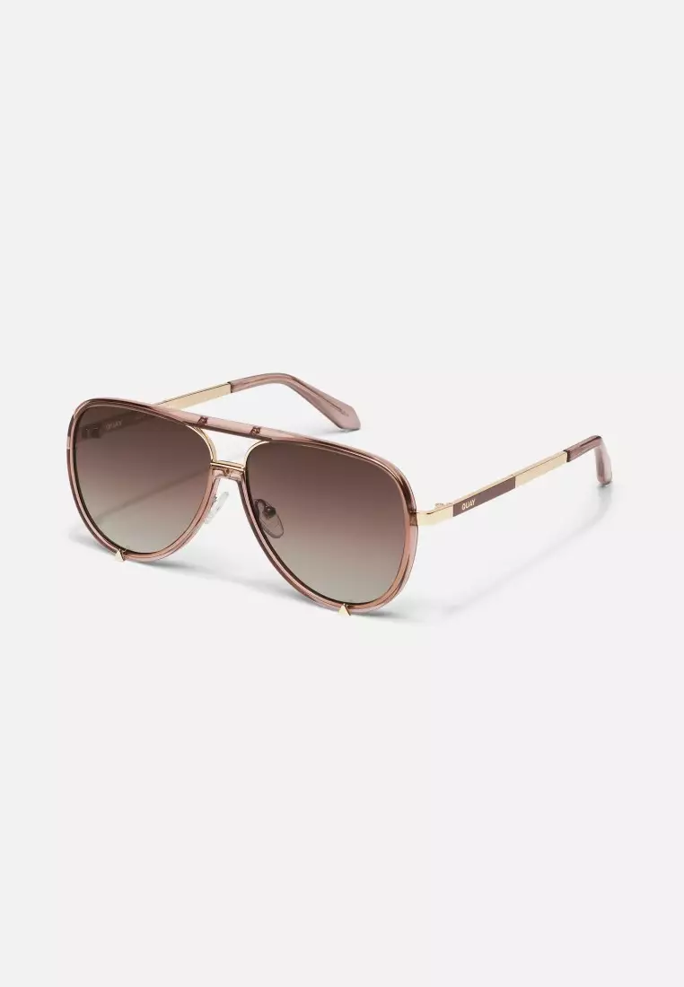 QUAY High Profile Sunglasses - Doe/Brown