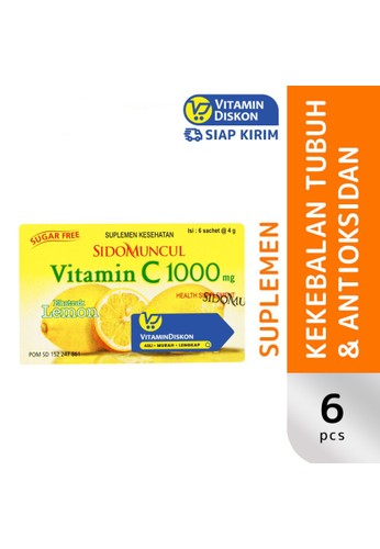 Jual Sidomuncul Sidomuncul Vitamin C 1000 Mg Extract Lemon 1 Box 6 Pc Suplemen Kekebalan Tubuh Dan Antioksidan Original Zalora Indonesia