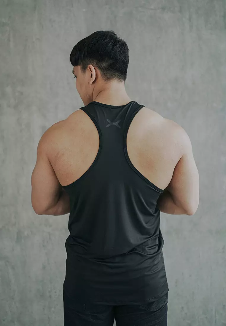 FLEXZONE Sport Singlet Basic Series Black
