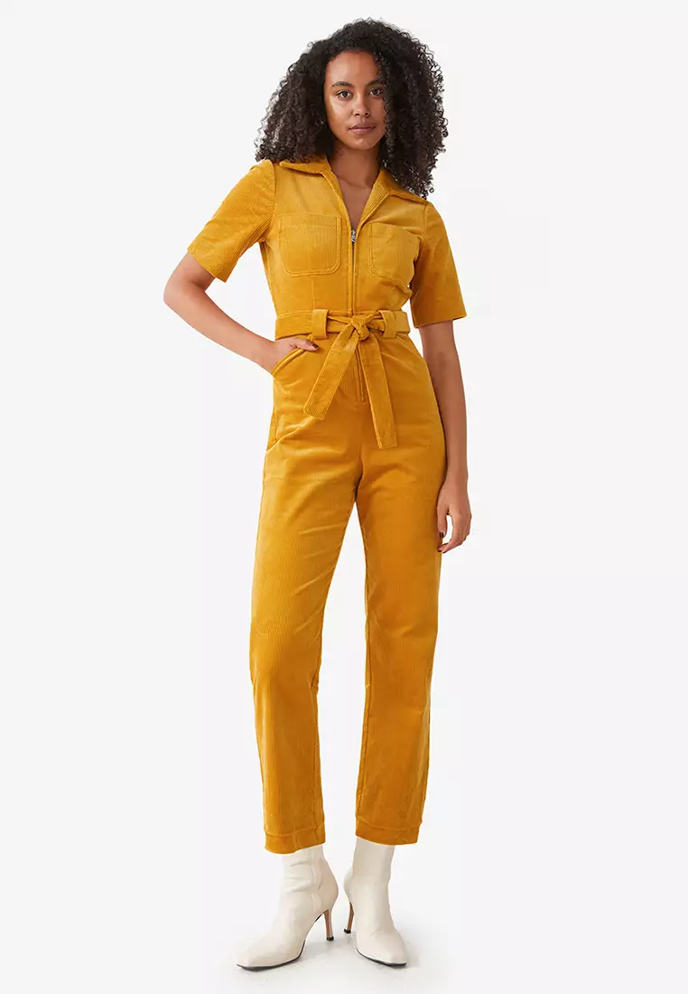 Buy & Other Stories Belted Corduroy Jumpsuit 2023 Online | ZALORA Singapore
