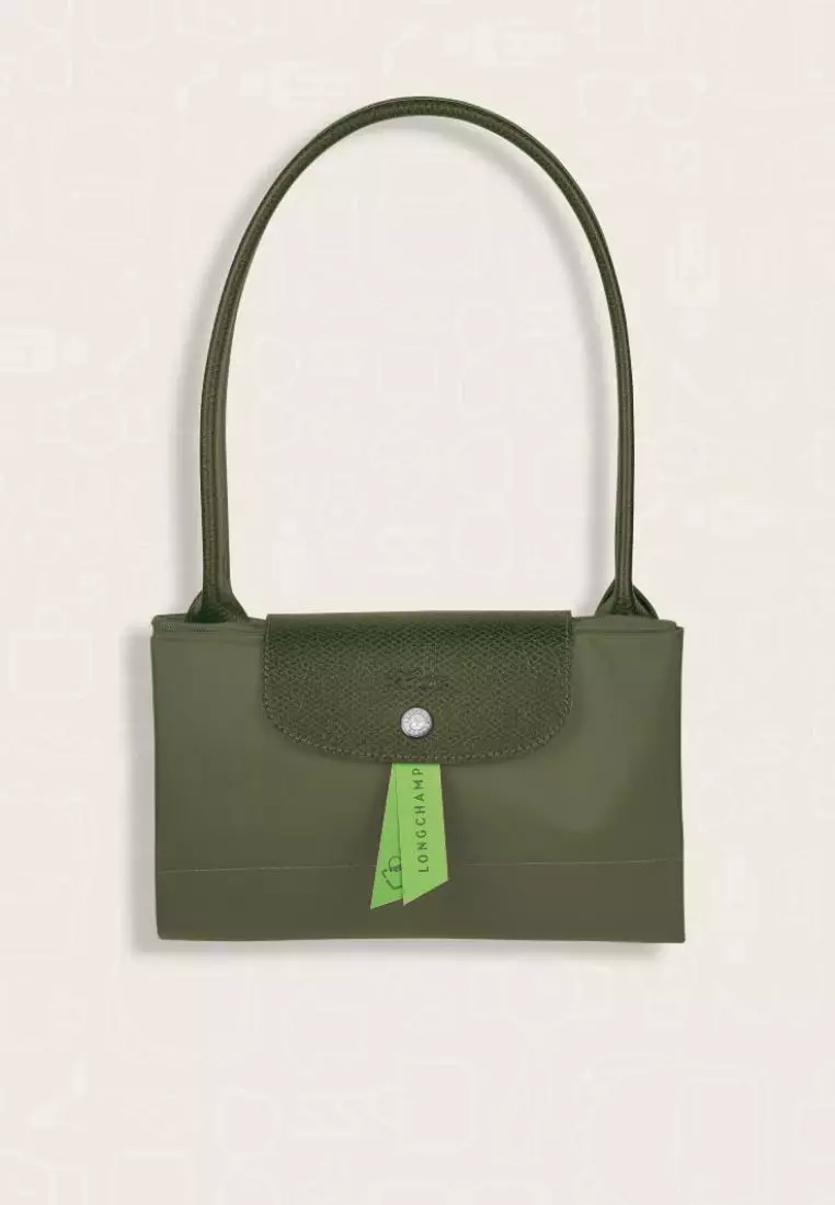 Longchamp Le Pliage Green Tote Bag L Forest