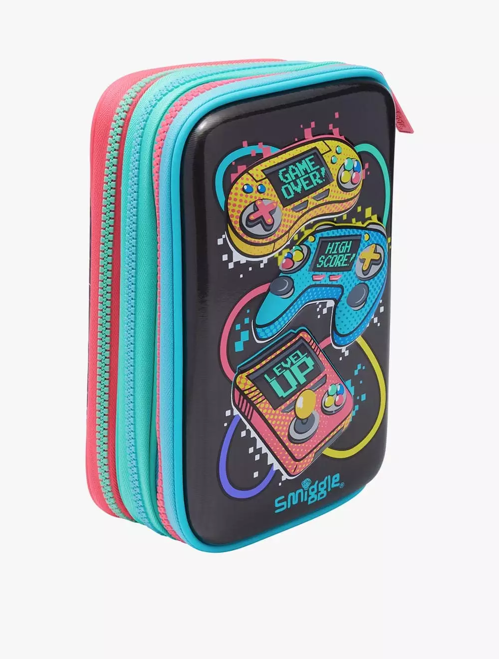 Jual Smiggle Smiggle Dynamic Triple Hardtop Pencil Case - IGL454635BLK ...