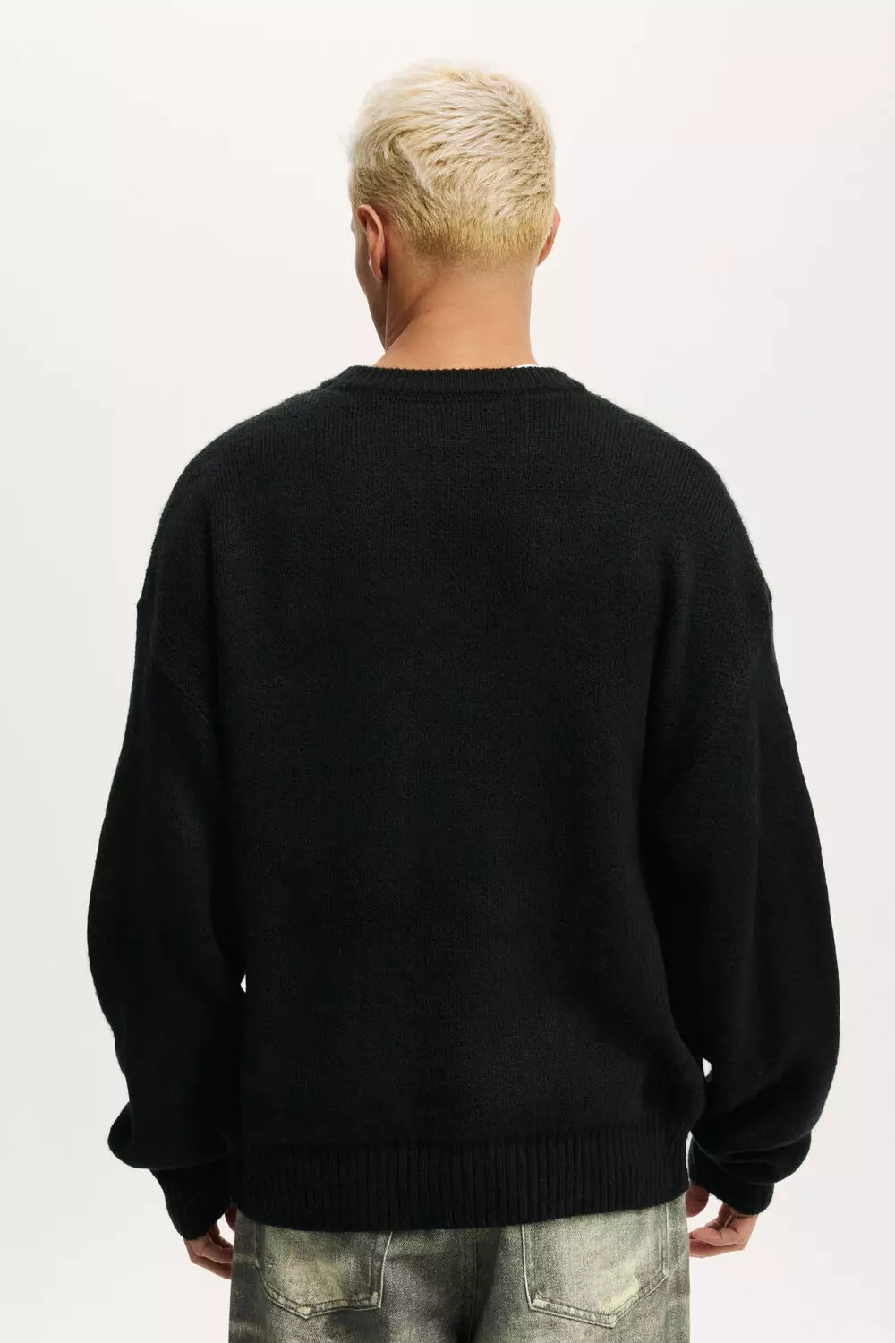 COTTON ON - ATASAN - HONDA BOX FIT CREW KNIT