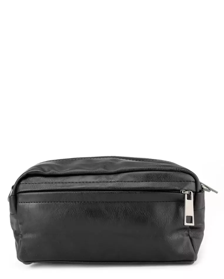 Distressed Leather Crossbody Pouch