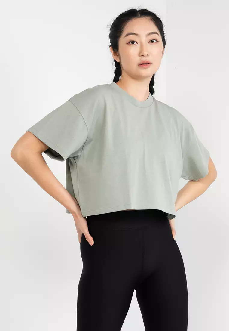 Under armour t shirts women green deals