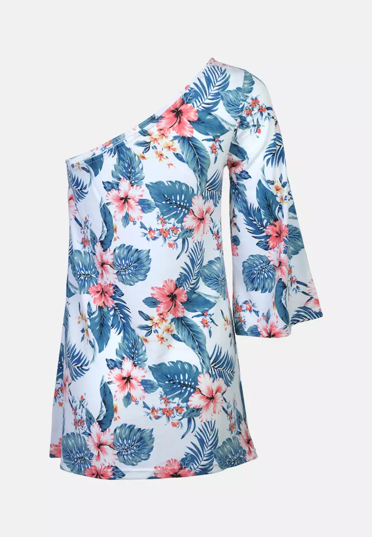 One Shoulder Tunic Top