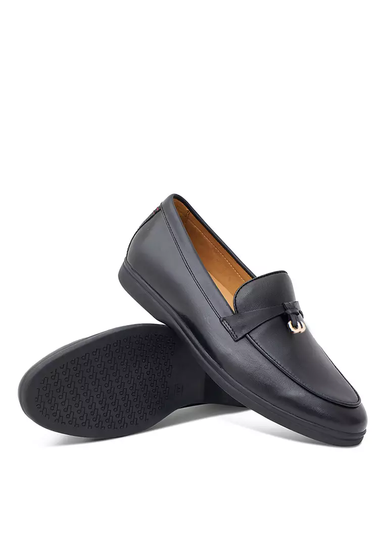 Sepatu Wanita Casual Loafer Gino Mariani Emery Hitam