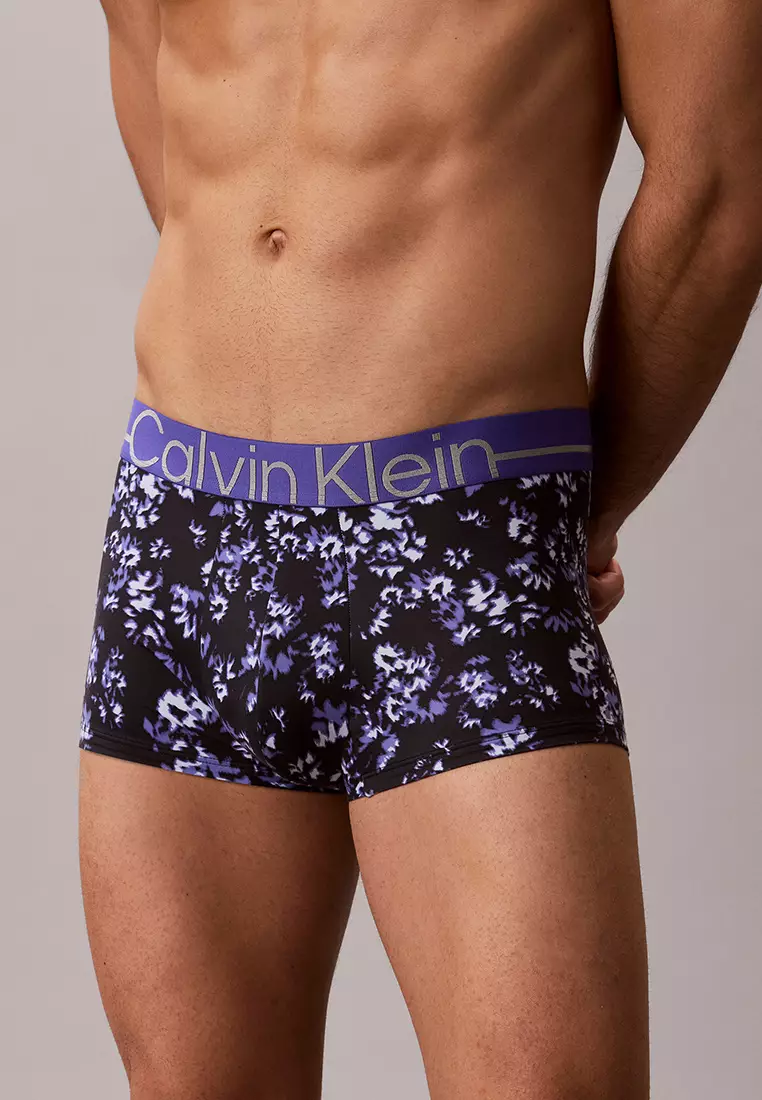 Icon Microfiber Metallic Low Rise Trunks - Calvin Klein Underwear