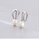 Glamorousky white 925 Sterling Silver Fashion Simple Geometric White Freshwater Pearl Stud Earrings 04339ACC9197AAGS_3