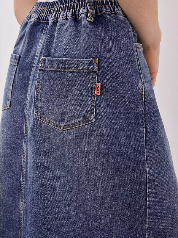 DUST Rok Crop Unfinished Sabai Medium Light Blue (D.21124)