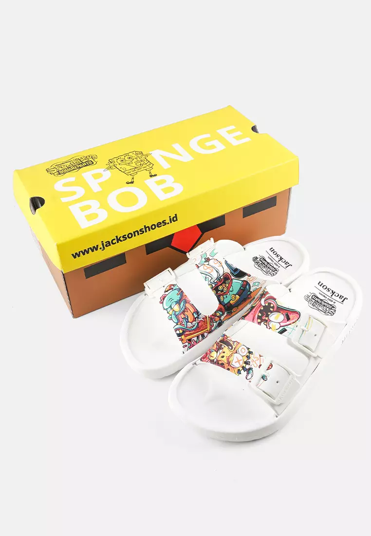 Jackson Ask SB1 Sandal SpongeBob Edition White