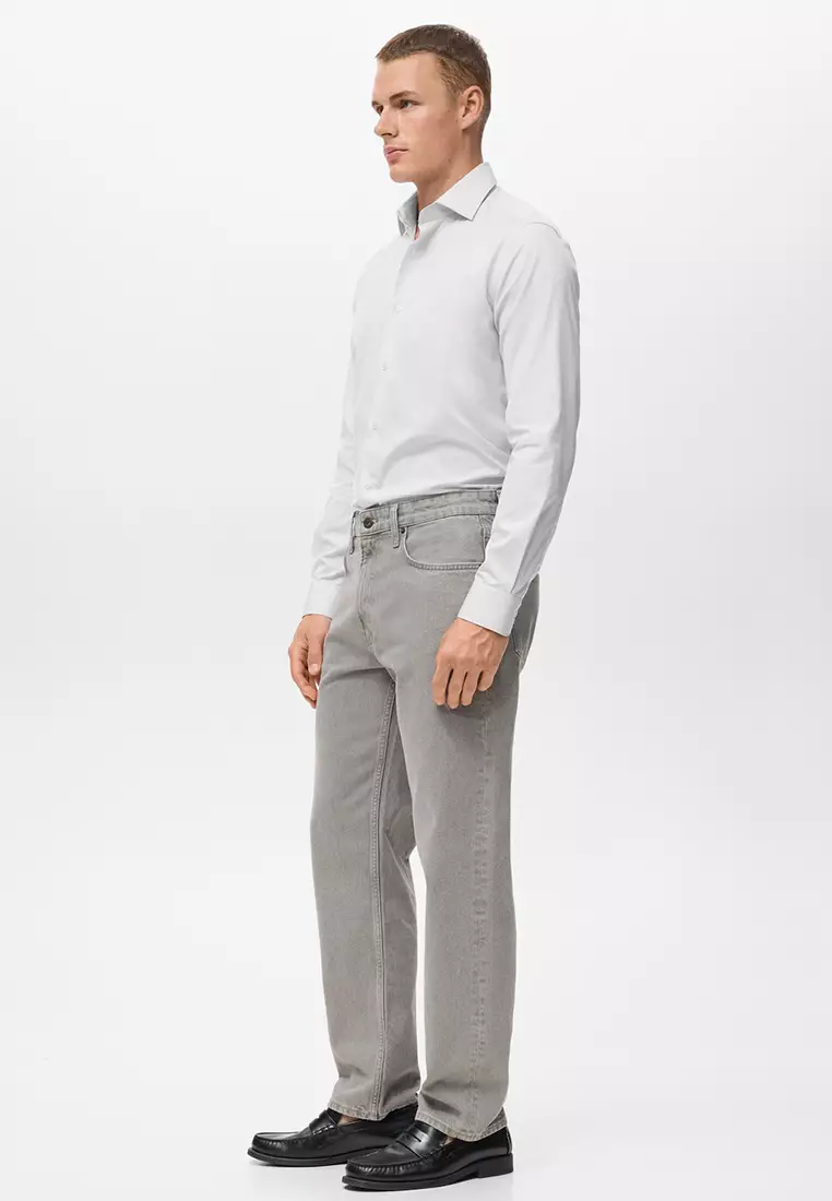 100% Cotton Striped Slim-Fit Shirt