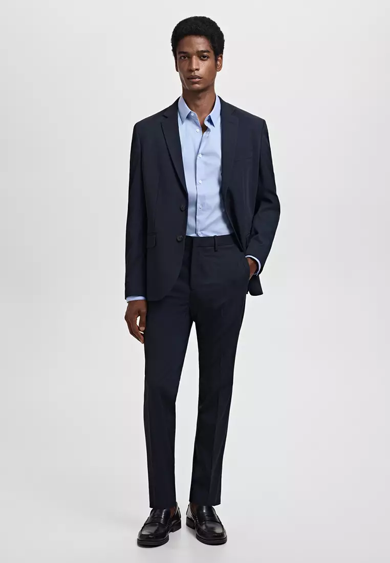 Slim Fit Cotton Suit Shirt