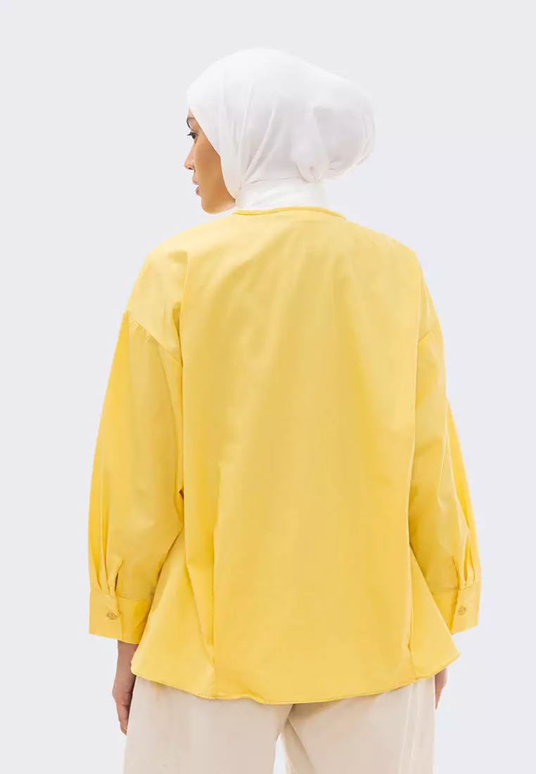 Ria Miranda Yellow Ginnie Top