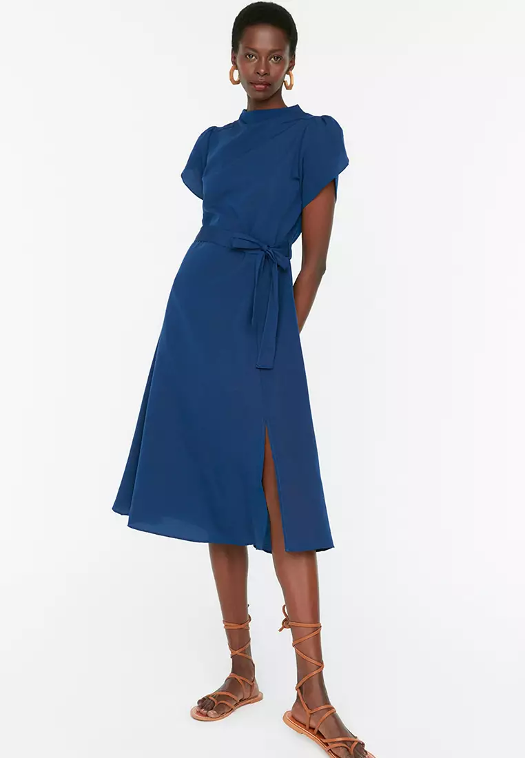 Belted Midi Dress