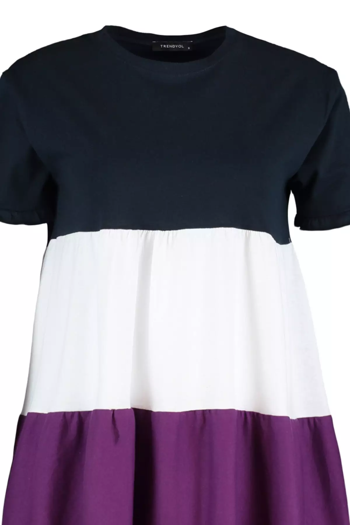 Cotton Color Block Dress
