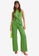 Mango green Knot Cut Out Jumpsuit 99CCAAA44ADF56GS_1