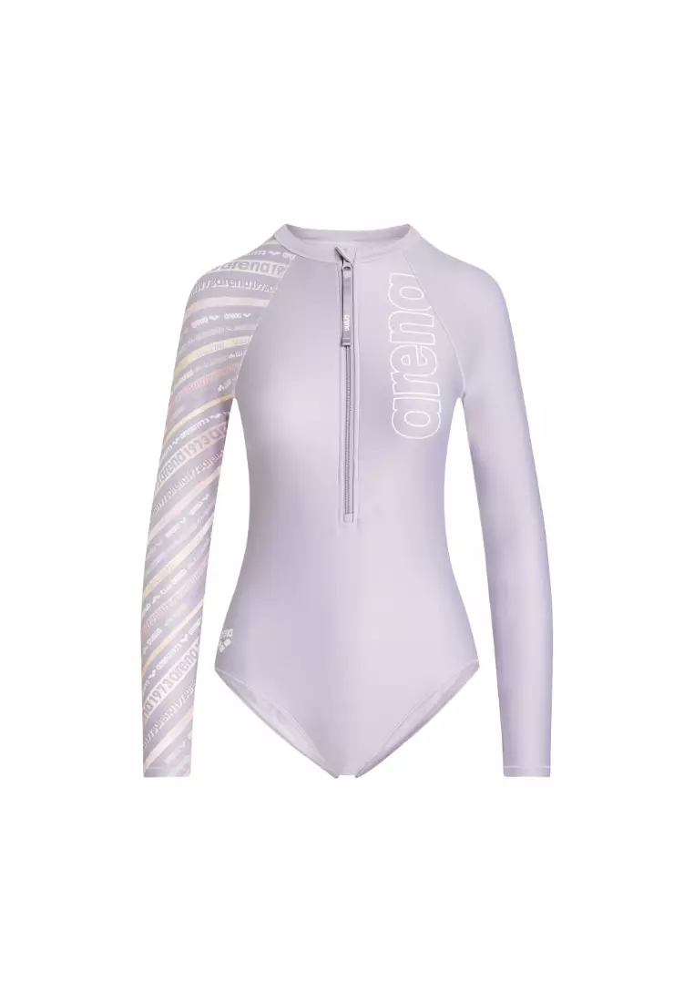 LADIES DIAGONAL 4.0 LONG SLEEVE V-LEG BODYSUIT