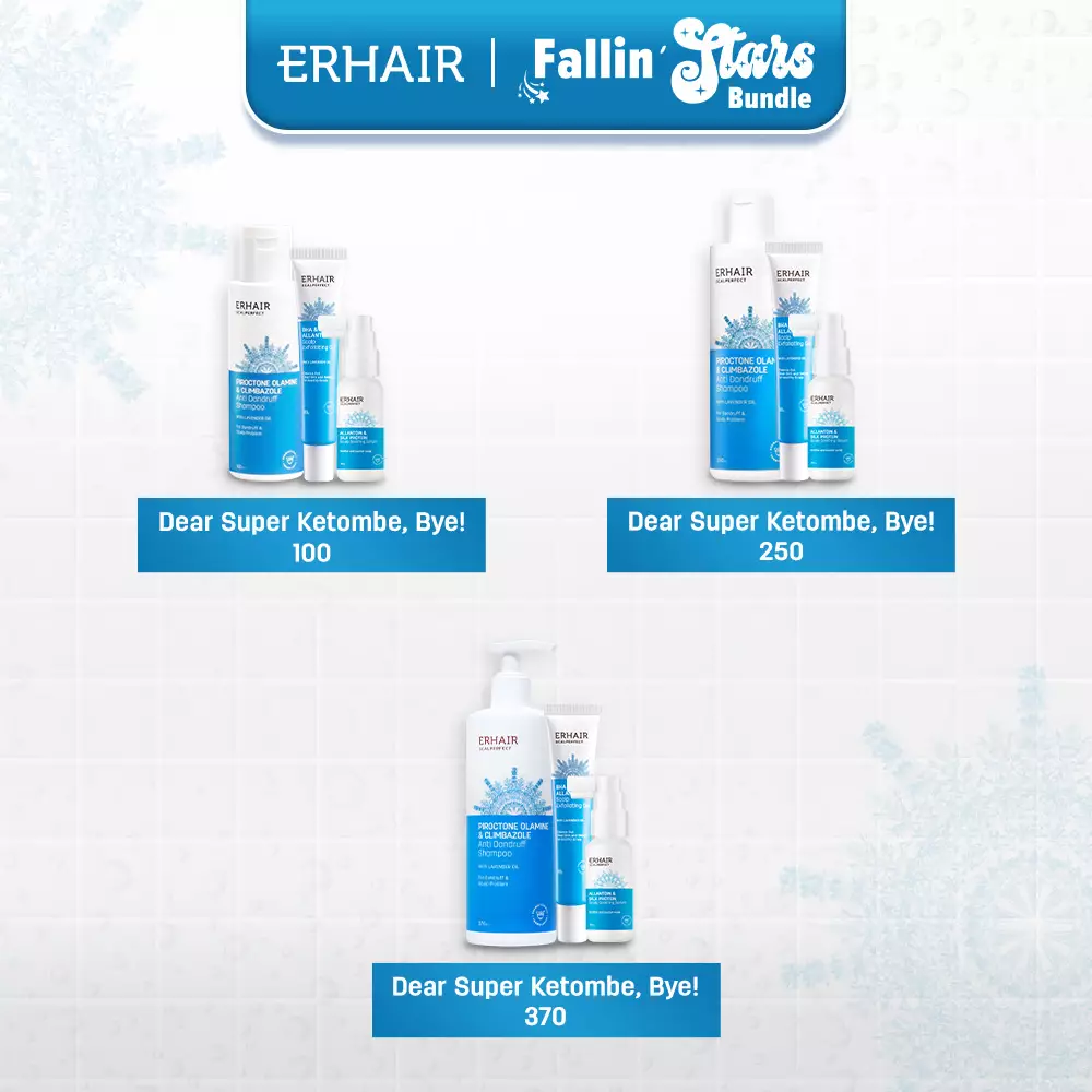 ERHAIR Dear Super Ketombe, Bye! 250ml - Perawatan Rambut Ketombe
