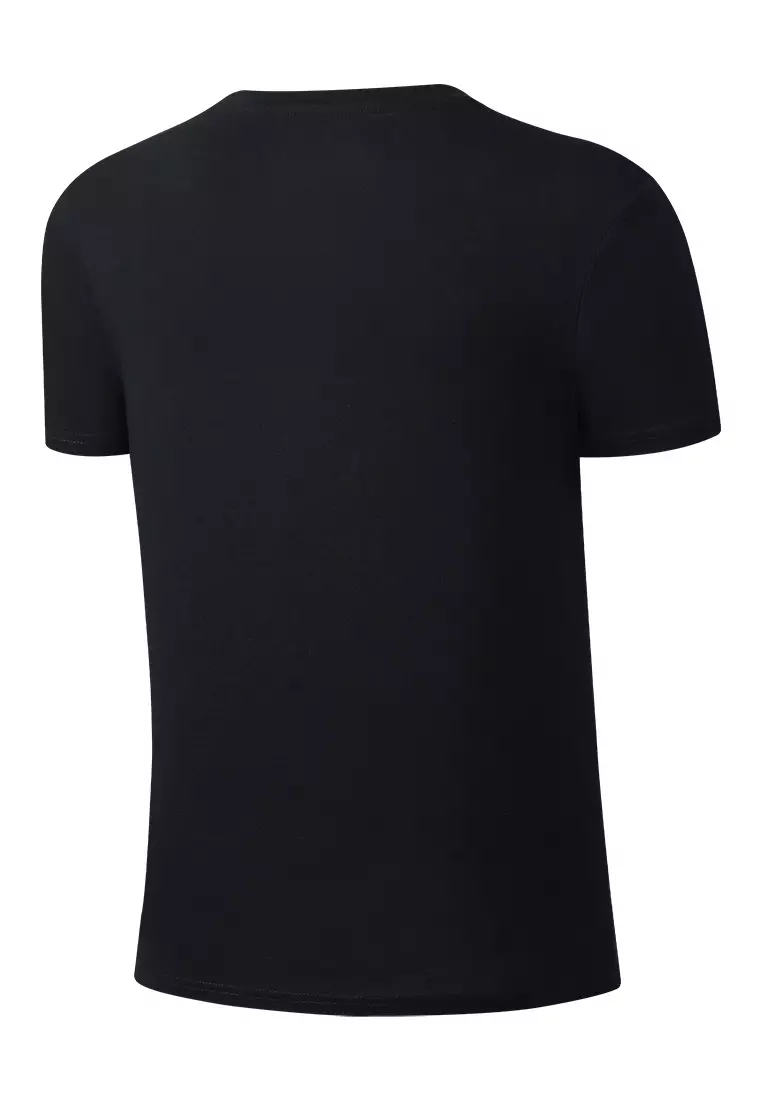 Basics Embroidered Team Logo Los Angeles Lakers Loose Fit Mens T-Shirt