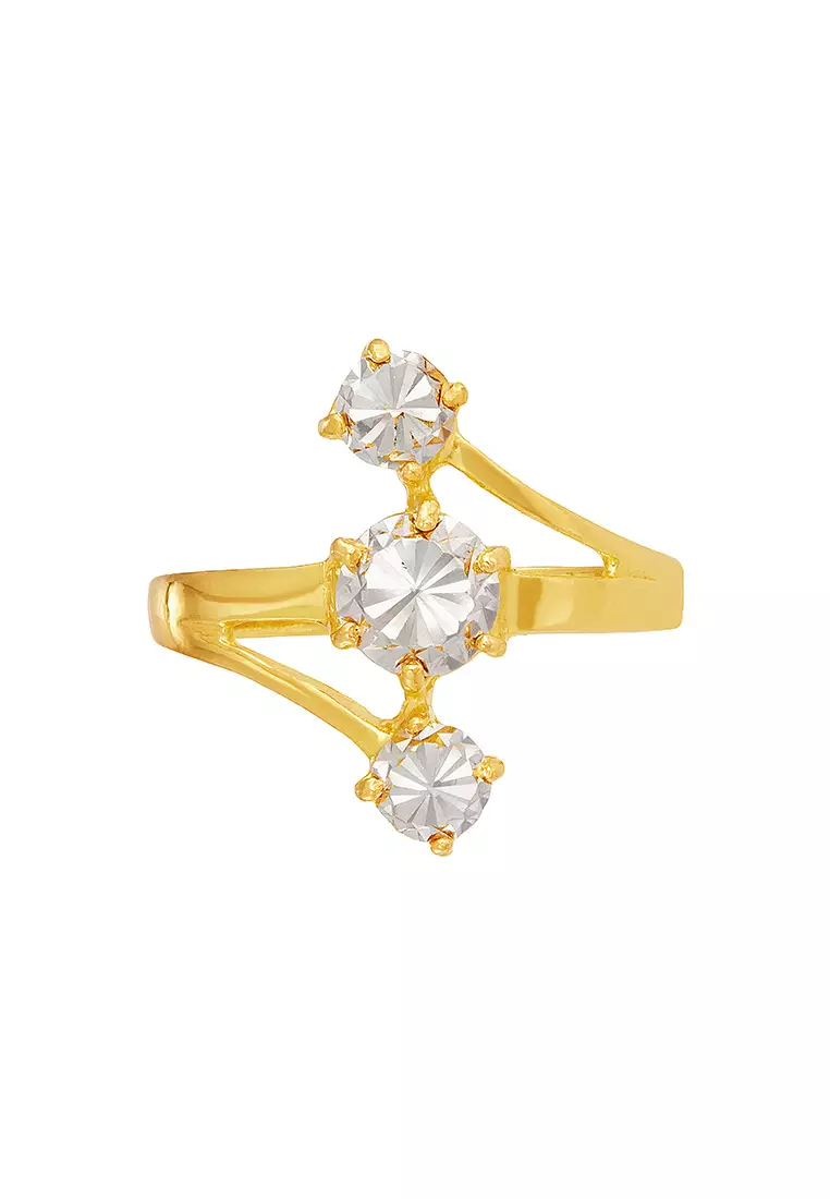HABIB 916/22K Yellow and White Gold Ring 6200127YW