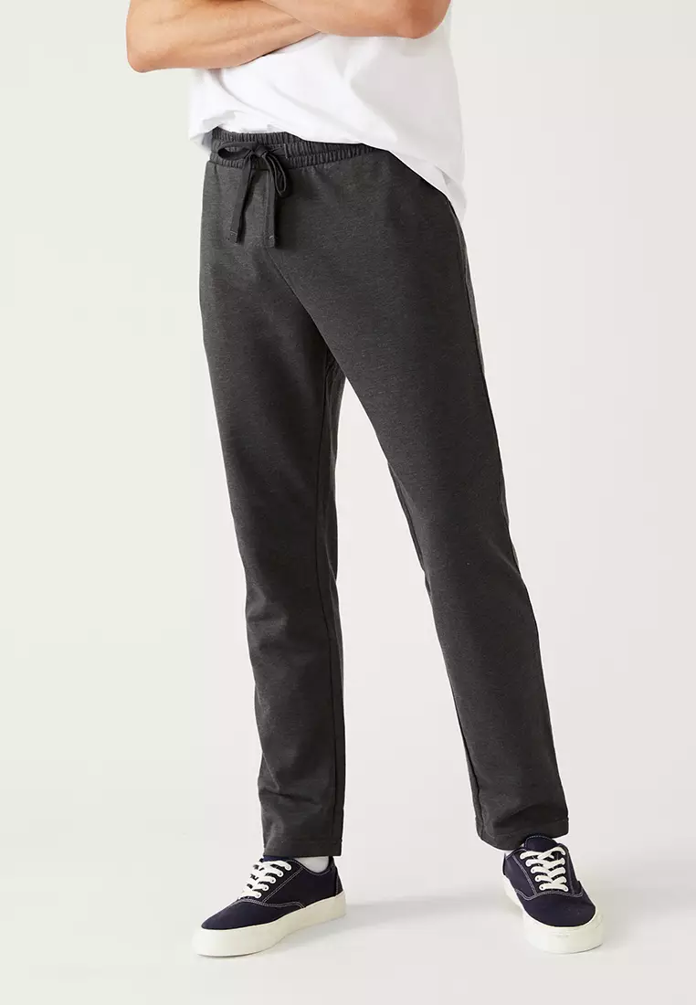 M&s black online joggers