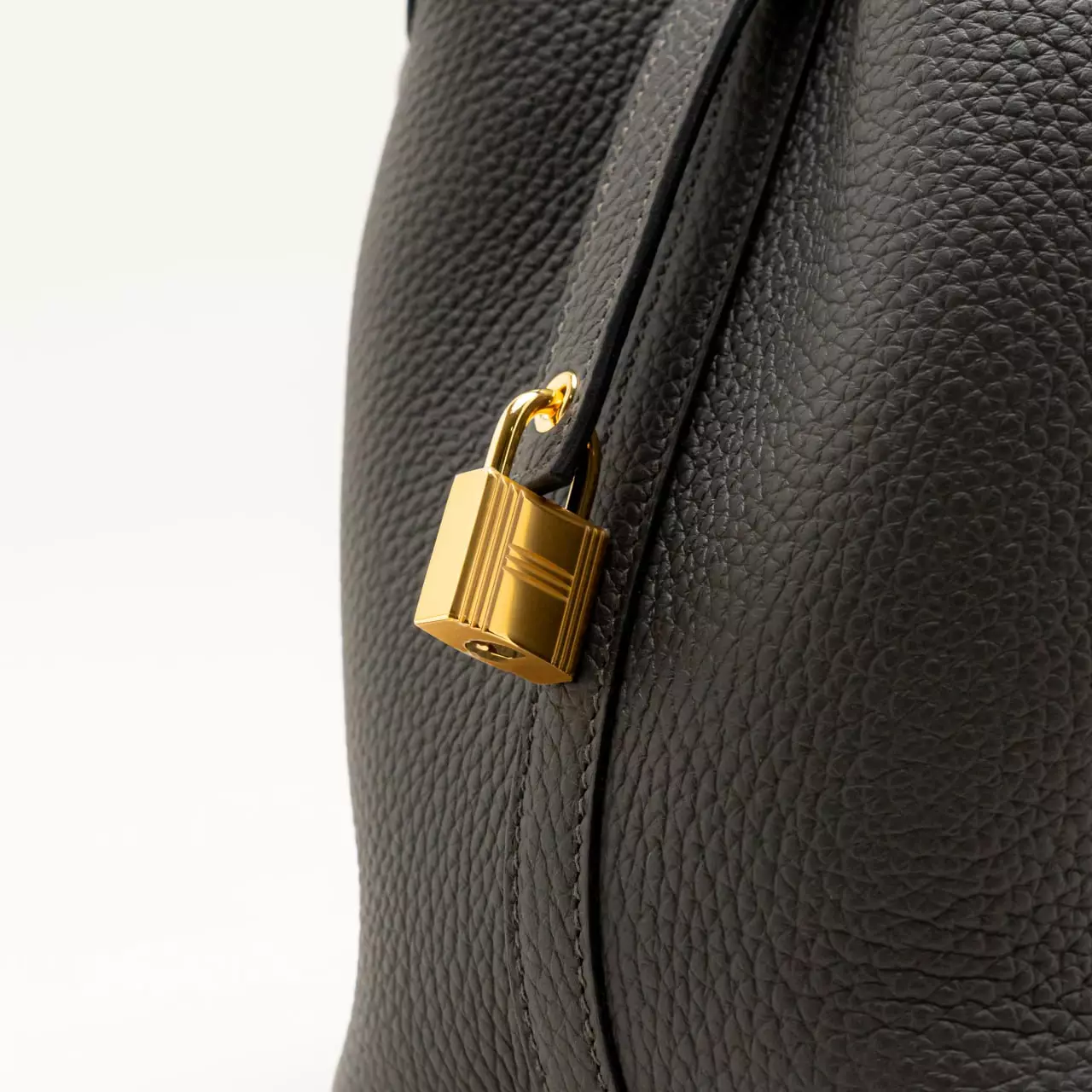 Picotin 18 Dark Bronze Taurillon Clemence Ghw