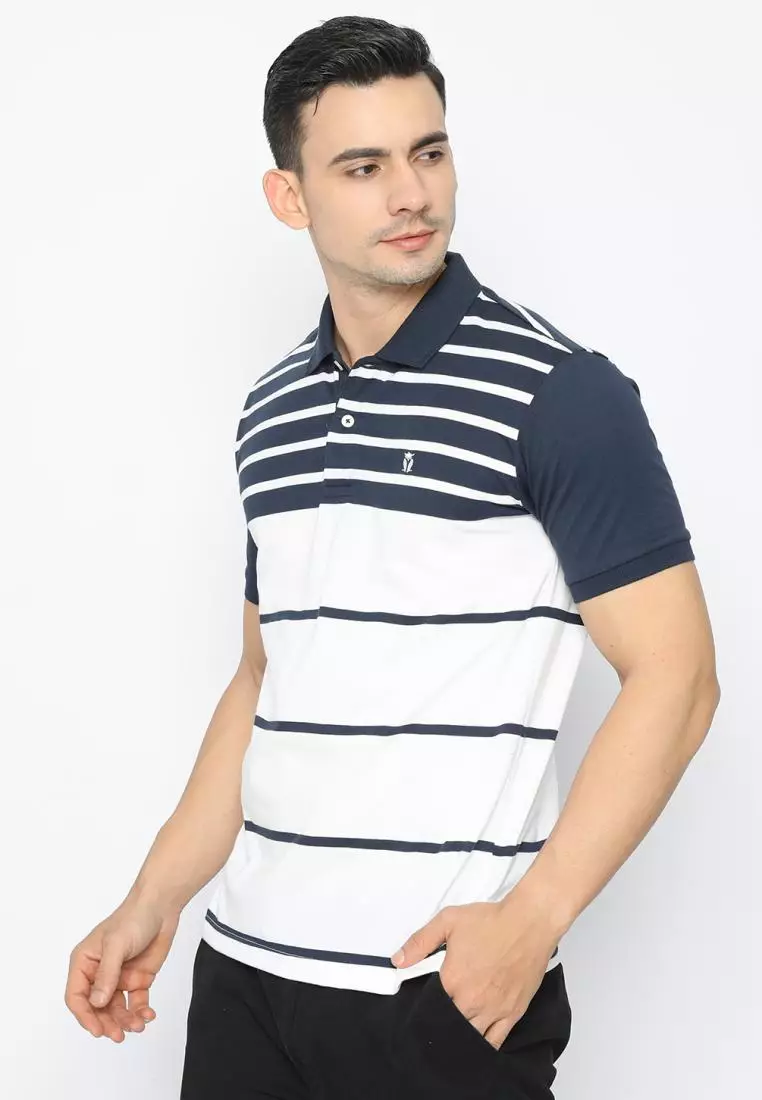 MATSUDA Kaos Polo Shirt Pria Kerah Gose