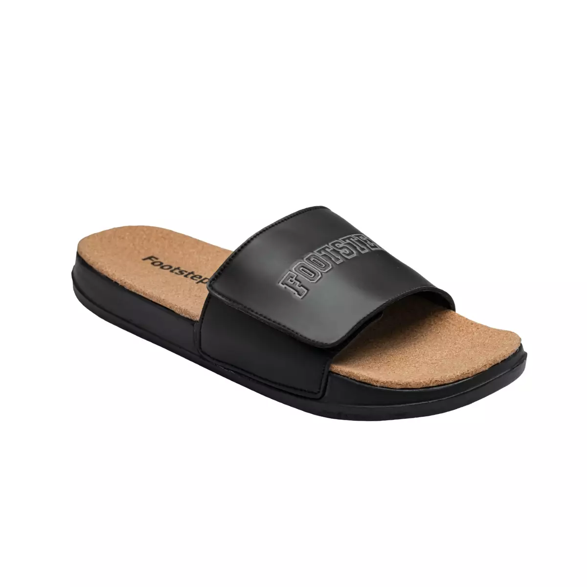 Footstep Footwear Sandal Pria Slide Shelby Velcro White Original Sandal