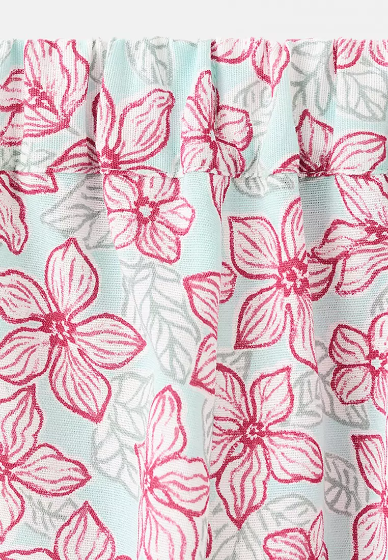 Flower Print Trousers