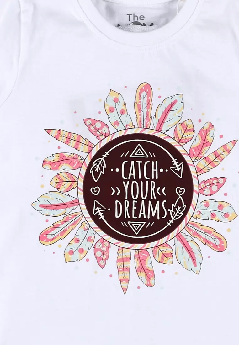 Catch Your Dreams Girls Top And Flared Pant Set