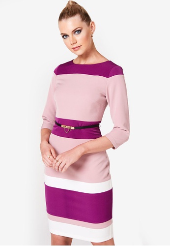 Buy Paper Dolls Colour Block Bodycon Zalora Hk