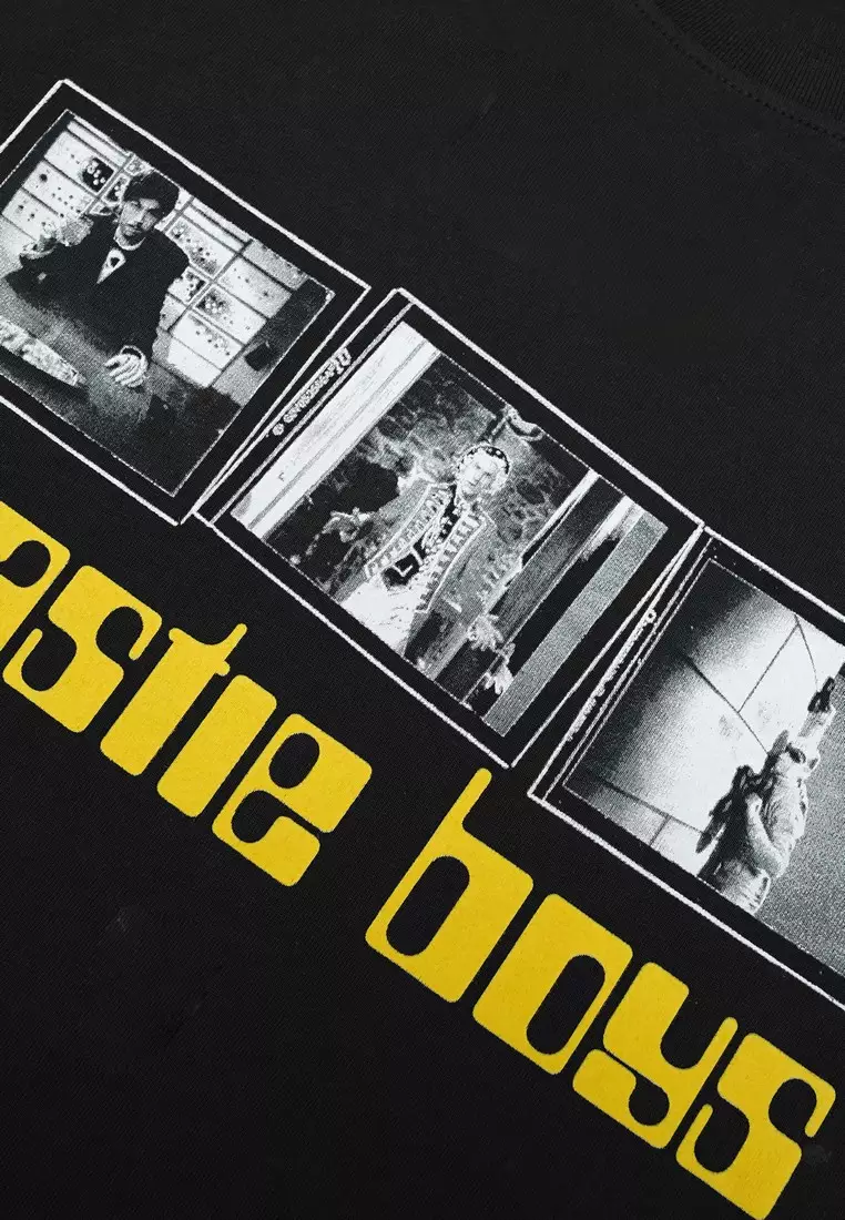 Three2nd x Beastie Boys Men's T-Shirt Short Sleeve Regular Fit Photo 850225