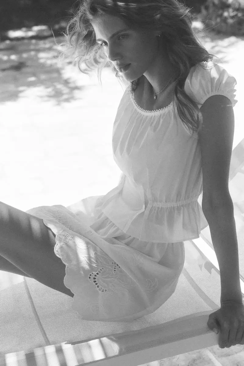 Broderie anglaise skirt