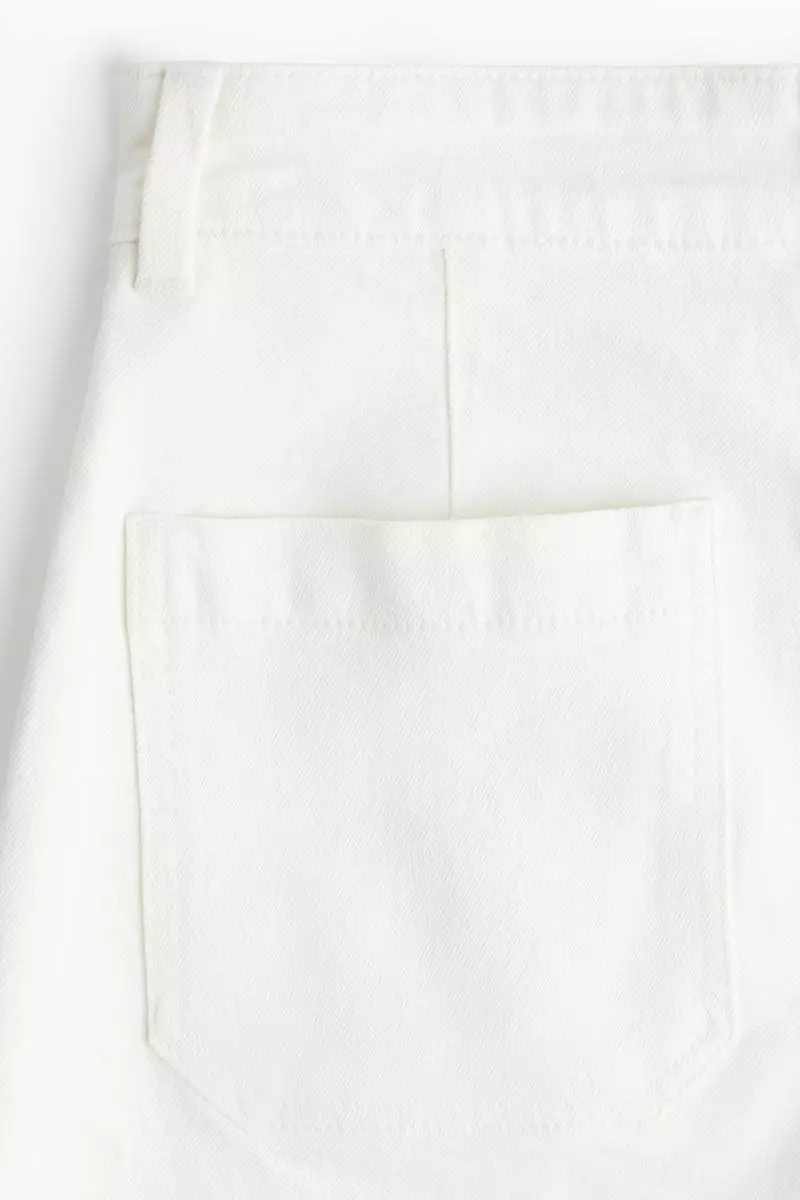 Wide High Ankle Jeans