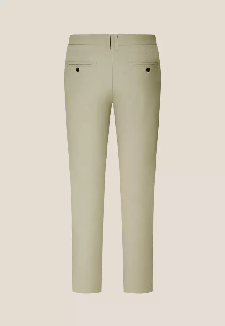 G2000 Effortless Motion Multi-Way Stretch Poly Knit Ottoman Slim Tapered Fit Casual Pants