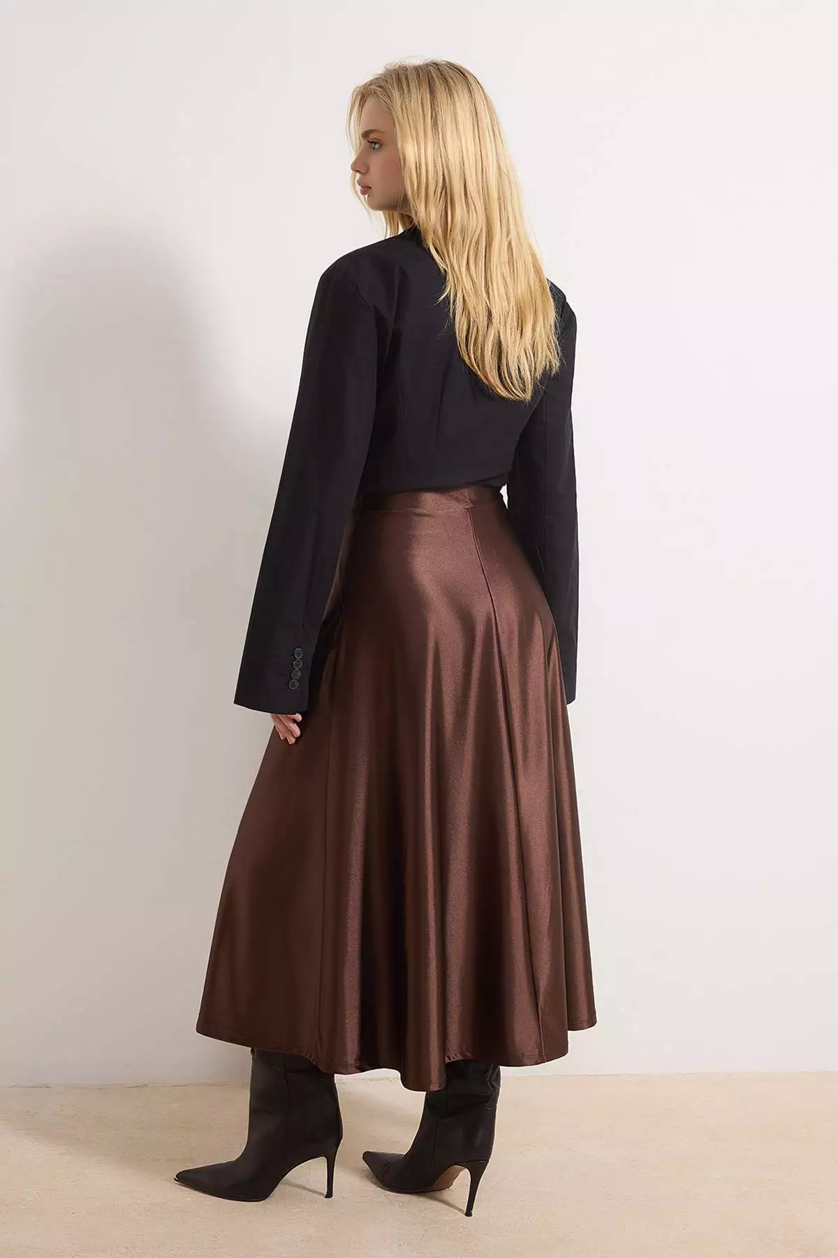 Dark Brown Skirt Twoaw25Et111