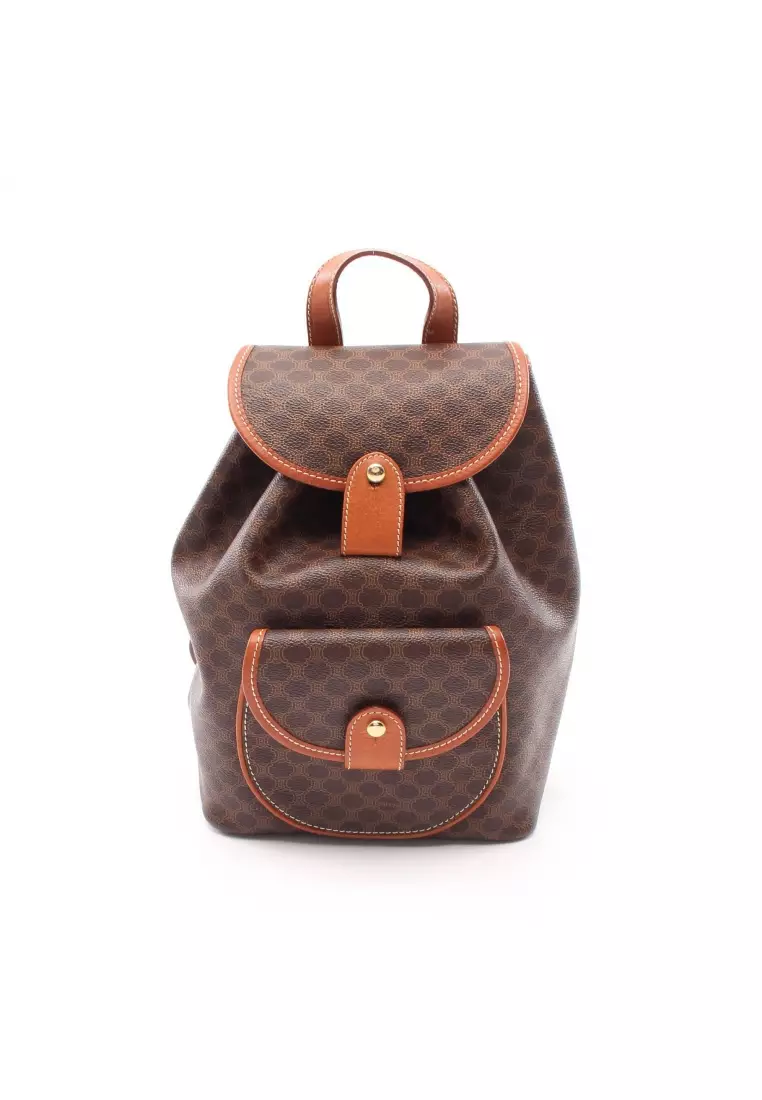 celine leather backpack