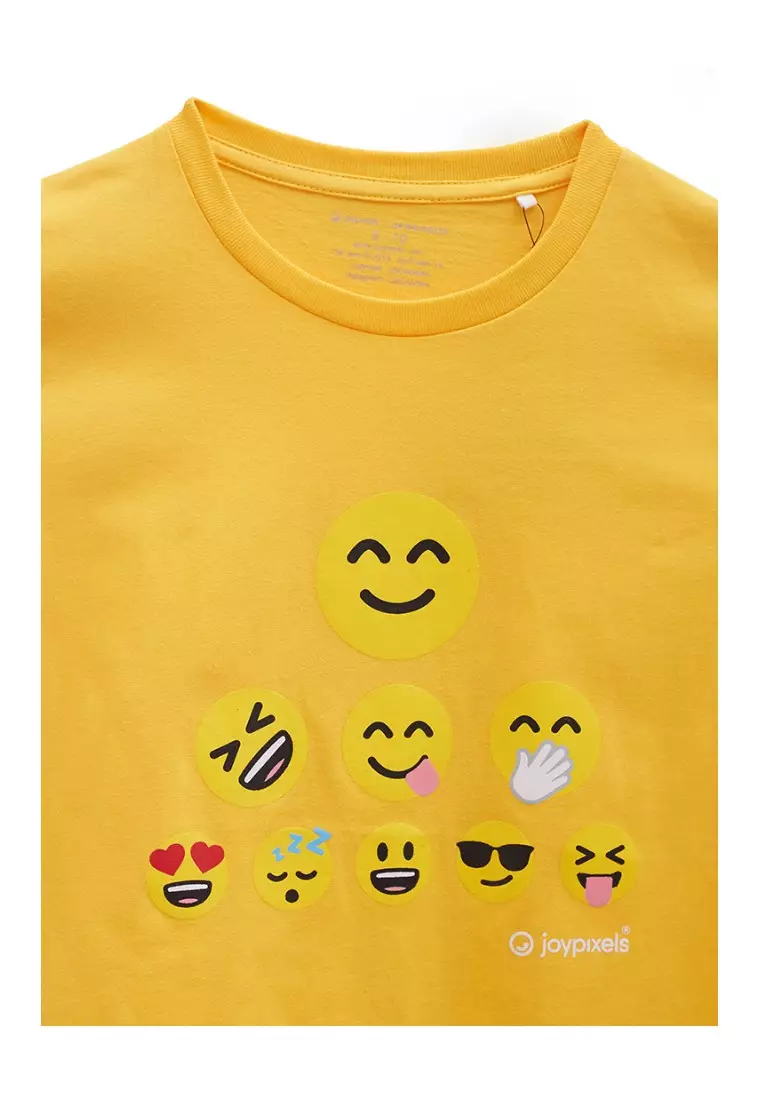 T-shirt Kids Joypixels Yellow Emoji